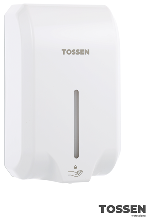 TOSSEN AL-7206 PW (Arctic white) - сенсорный диспенсер для мыла/дезинфицирующих средств