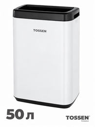 TOSSEN MV 5000 MW - контейнер для мусора, 50л. (коллекция "Белая сталь")