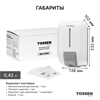 TOSSEN MN-7226 PW (Arctic white) - механический дозатор жидкого мыла 211039 - фото 6090