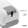 TOSSEN MN-7220 PW (Arctic white) - механический дозатор жидкого мыла 211041 - фото 6117