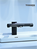 TOSSEN LS 1702 MB  - смеситель с сушилкой для рук (бесщеточный мотор) (коллекция "Матовый чёрный") 300055