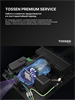 TOSSEN HS 1310 MW - высокоскоростная сушилка для рук (ABS-пластик) (коллекция "Классический белый") 300043
