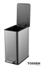 TOSSEN MV 1000 M - прямоугольное мусорное ведро, 10л. 211105